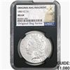 Image 1 : 1883-CC Morgan Silver Dollar NGC MS64 Bag Fragment