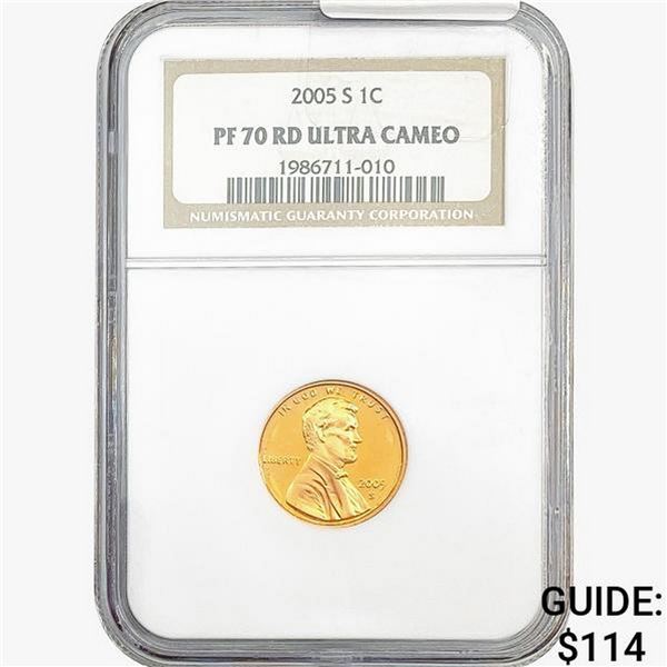 2005-S Lincoln Memorial Cent NGC PF70 RD UC