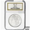 Image 1 : 1887 Morgan Silver Dollar NGC MS65