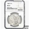 Image 1 : 1880-O Morgan Silver Dollar NGC MS61