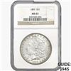 Image 1 : 1889 Morgan Silver Dollar NGC MS63