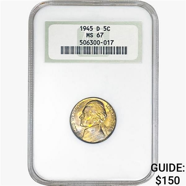1945-D Jefferson Nickel NGC MS67