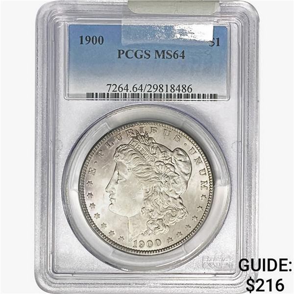1900 Morgan Silver Dollar PCGS MS64