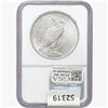 Image 2 : 1922 Silver Peace Dollar NGC MS63
