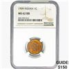 Image 1 : 1909 RB Indian Head Cent NGC MS62