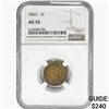 Image 1 : 1863 Indian Head Cent NGC AU55
