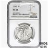 Image 1 : 1936 Walking Liberty Half Dollar NGC MS64