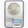 Image 2 : 1922 Silver Peace Dollar NGC MS62