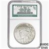 Image 1 : 1922 Silver Peace Dollar NGC UNCIRCULATED