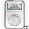 Image 1 : 1923 Silver Peace Dollar NGC MS62