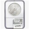Image 2 : 1923 Silver Peace Dollar NGC MS62