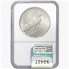 Image 2 : 1922 Silver Peace Dollar NGC MS63