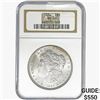 1884 Morgan Silver Dollar NGC MS65