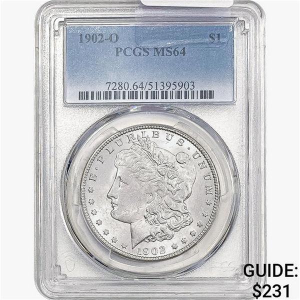 1902-O Morgan Silver Dollar PCGS MS64