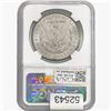 Image 2 : 1890 Morgan Silver Dollar NGC MS64