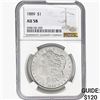 1889 Morgan Silver Dollar NGC AU58