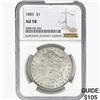 1885 Morgan Silver Dollar NGC AU58