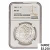 Image 1 : 1881-S Morgan Silver Dollar NGC MS67