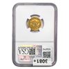 Image 2 : 1843-O $2.50 Gold Quarter Eagle NGC XF40
