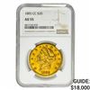 Image 1 : 1883-CC $20 Gold Double Eagle NGC AU55