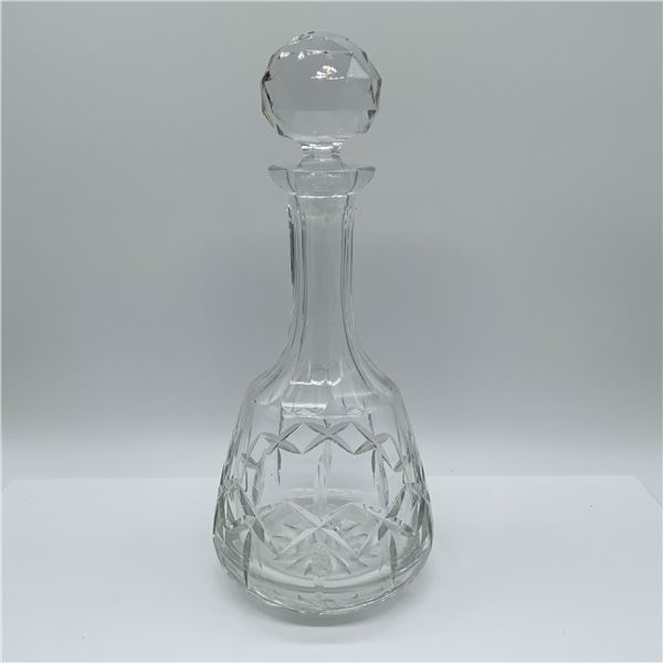 Atlantis Crystal Decanter, Star Cut Base
