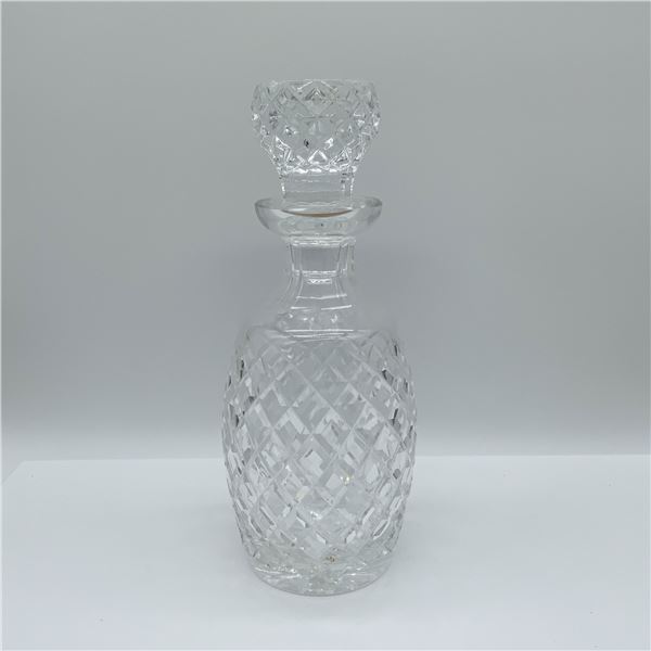 Cut Crystal Decanter with Stopper, Pineapple