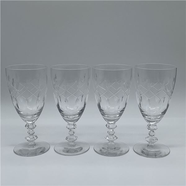 Crystal Goblets, Set of Four