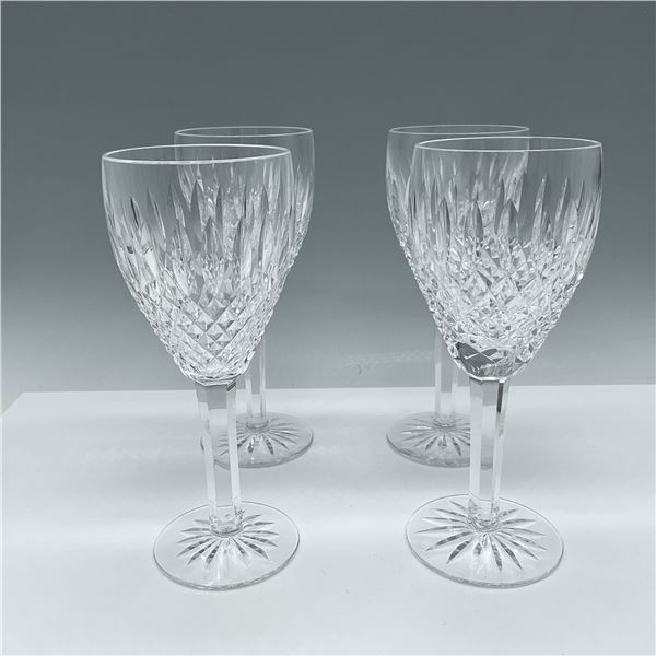 4pc Waterford Crystal Claret Glasses, Castlemaine,