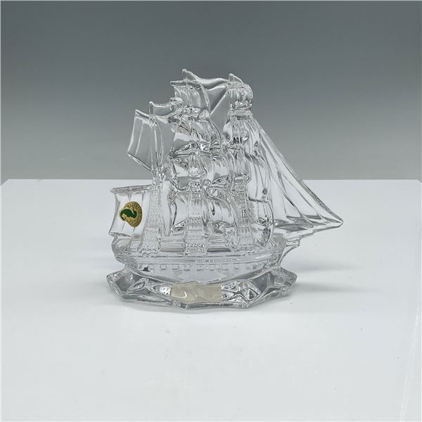 Waterford Lead Crystal Tall Ship Sculpture