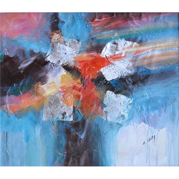 GAILEY ABSTRACT SIGNED ORIGINAL