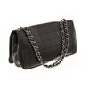 Image 3 : Chanel Black Leather Chocolate Bar Shoulder bag