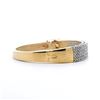 Image 4 : 14KT Yellow Gold 3.50 ctw Diamond Bangle Bracelet