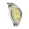 Image 4 : Rolex Ladies Two Tone Gold And Steel Champagne Index Diamond Bezel Date Wristwat