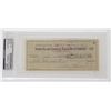 Image 1 : Boston Red Sox Bobby Thomson encapsulated signed check