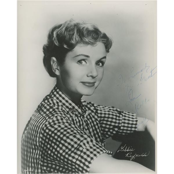 Singin in the Rain Debbie Reynolds signed photo