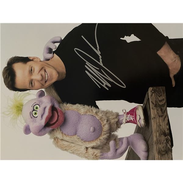Comedian Jeff Dunham signed photo