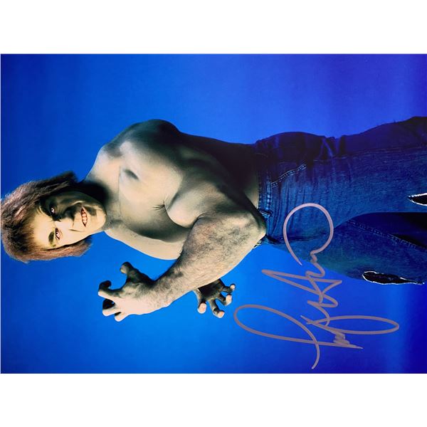 The Hulk Lou Ferrigno signed movie photo