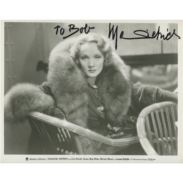 Shanghai Express Marlene Dietrich signed movie photo