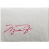 Image 1 : Michael Jordan signature cut. GFA Authenticated