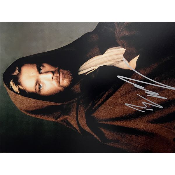 Star Wars Ewan McGregor signed movie photo