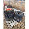 Image 1 : SKIDSTEER TIRES AND RIMS