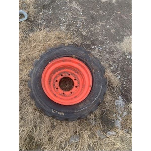 SKIDSTEER TIRE AND RIM