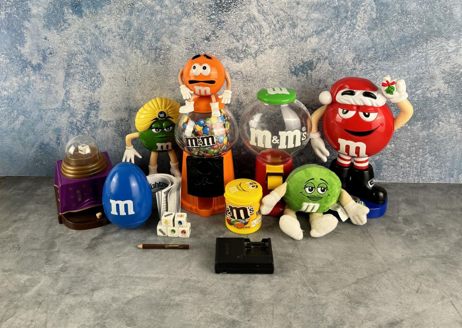 Group of M&M's Candy Merchandise