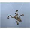 Image 1 : Sterling Silver Marcasite Frog Brooch