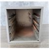 Image 5 : Antique Metal Organizer Cabinet