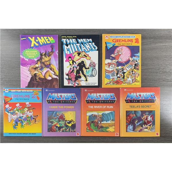 Masters of the Universe Gremlins X-Men Books