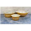 Image 2 : Pyrex Butterfly Gold Casserole and Bowls