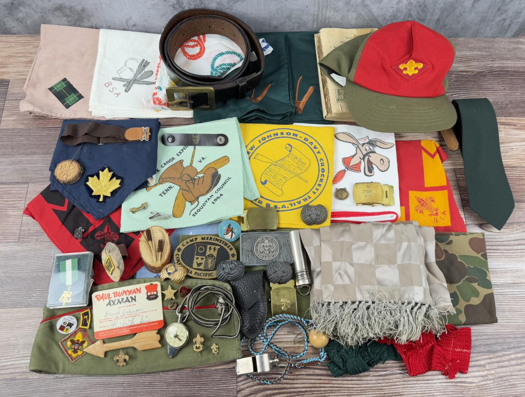 Large Collection Of Boy Scout BSA Items