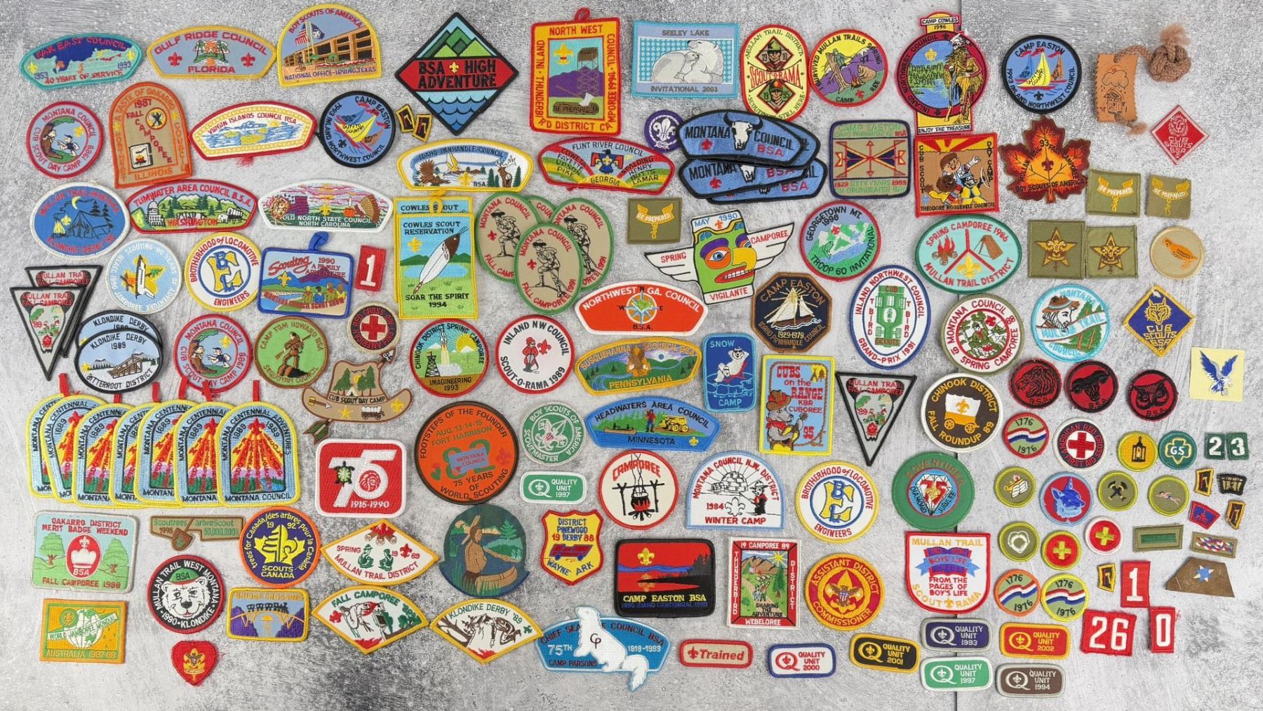 Bsa Rata Patch Collection of BSA Boy Scout Patches