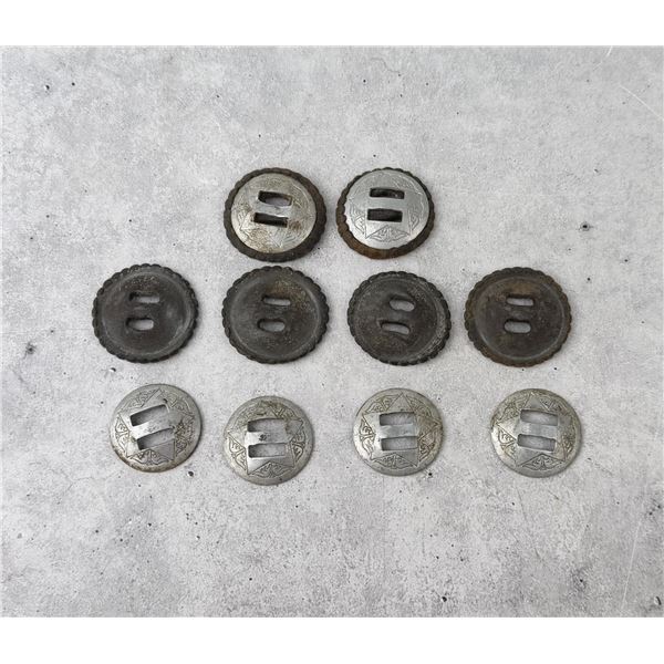 Cowboy Bridle Conchos